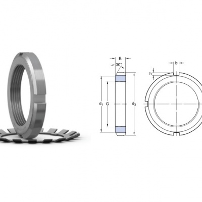 Locknut and locking washer SKF